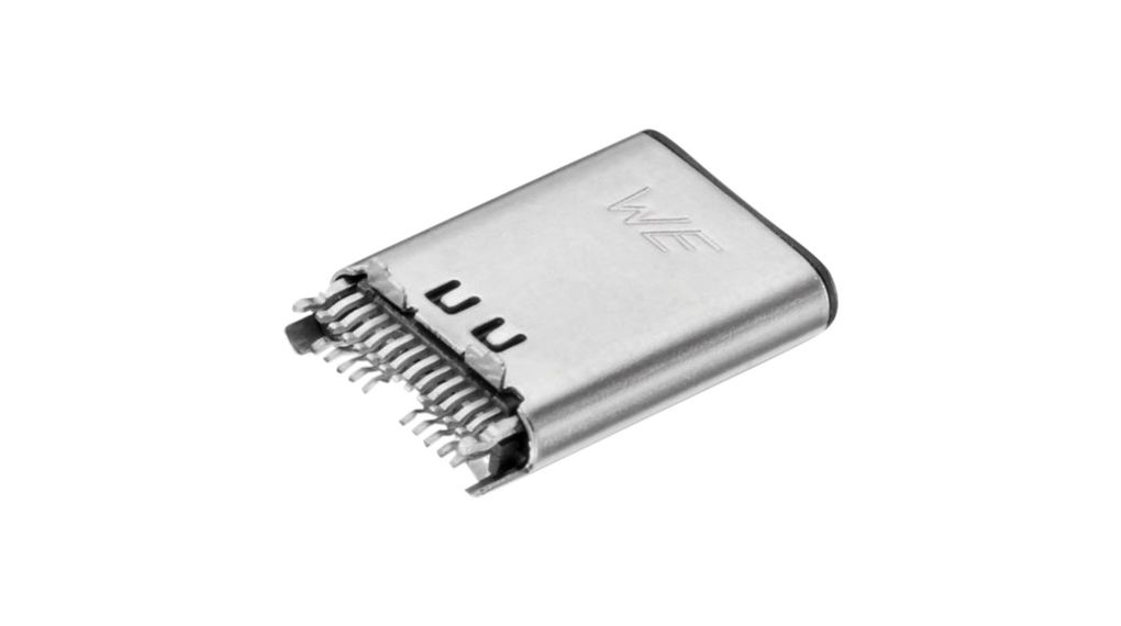 Złącze USB, Wtyk, USB-C 3.1, Kąt prosty, Pozycje - 22, Opakowanie 5 sztuk